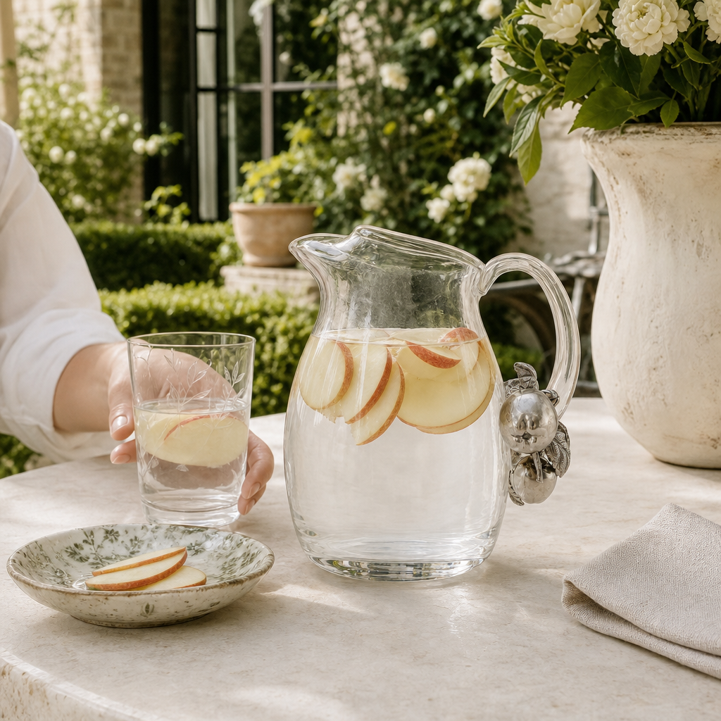 Apple Glass Pitcher 8