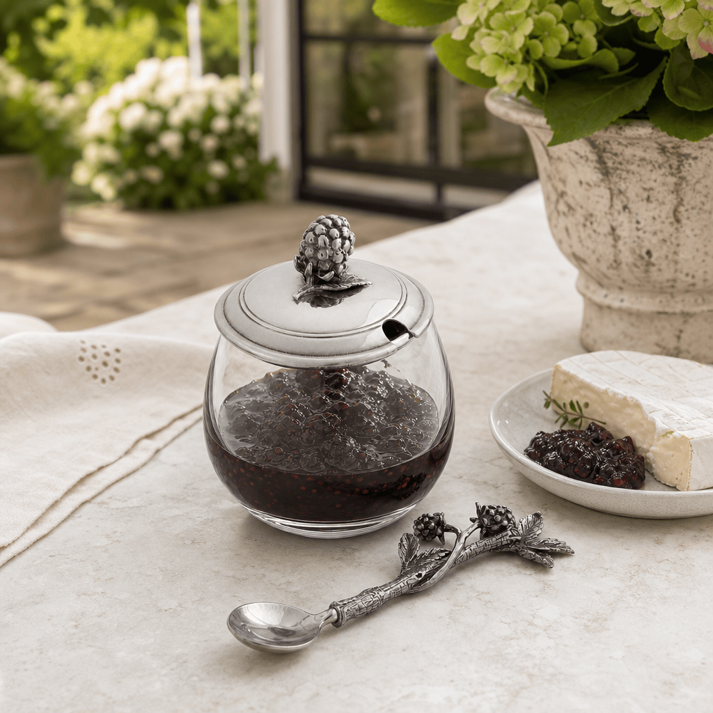 Blackberry Jam Jar with Spoon 6