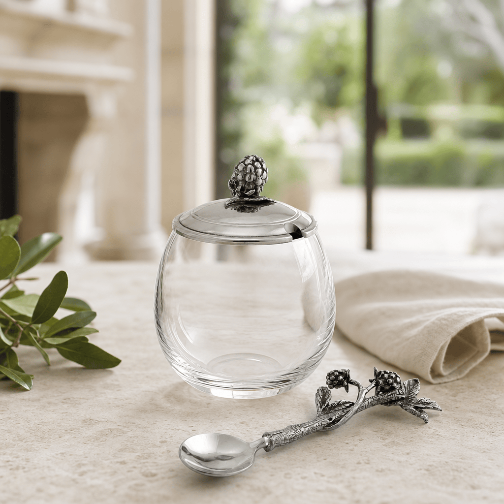 Blackberry Jam Jar with Spoon 3