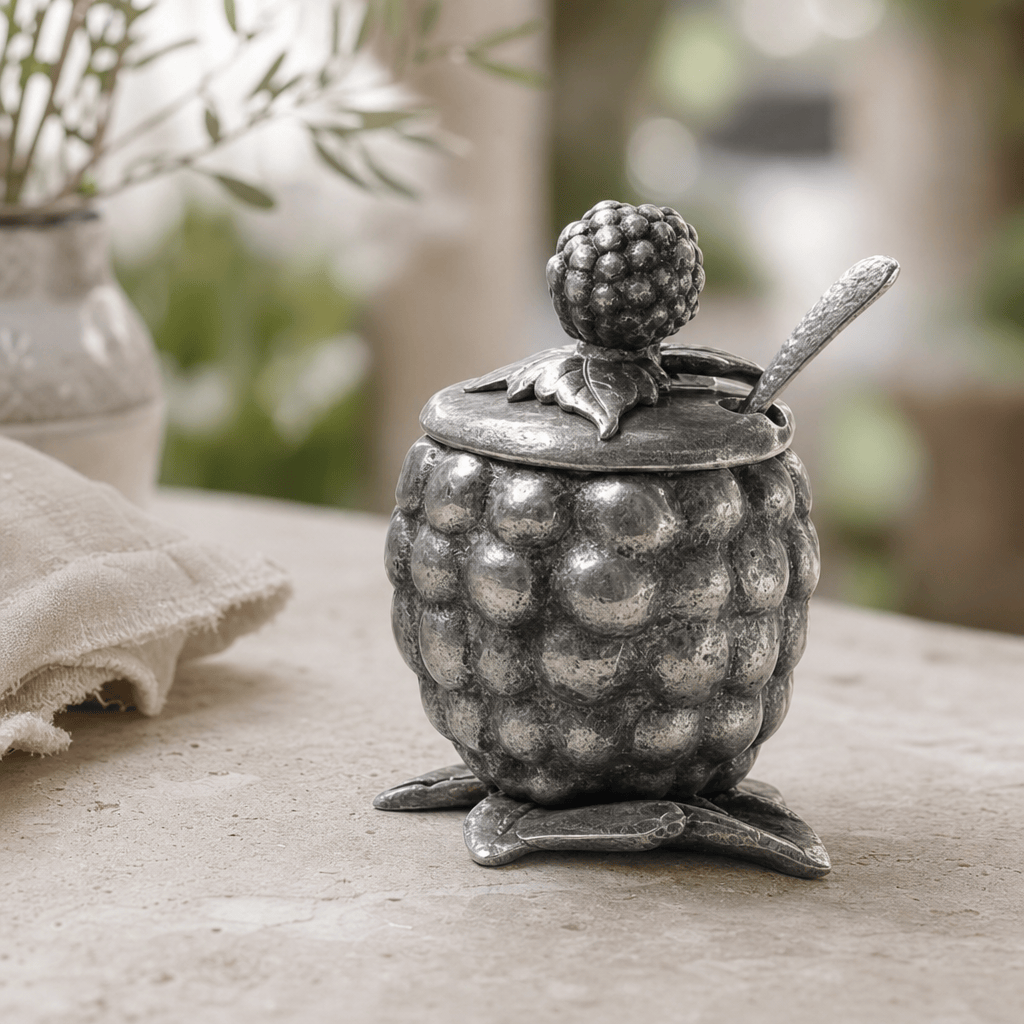 Blackberry Jam Jar with Spoon 4