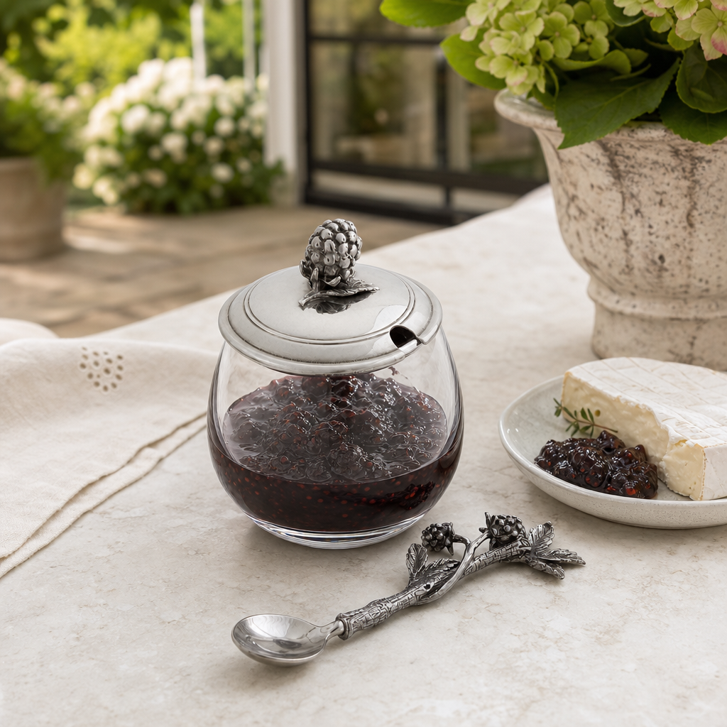Blackberry Jam Jar with Spoon 5