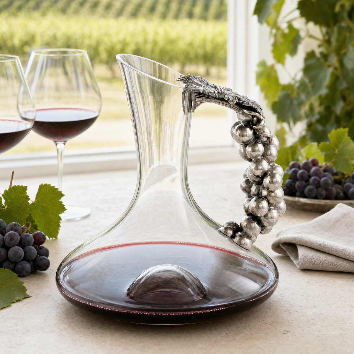 Grape Wine Decanter Small 9