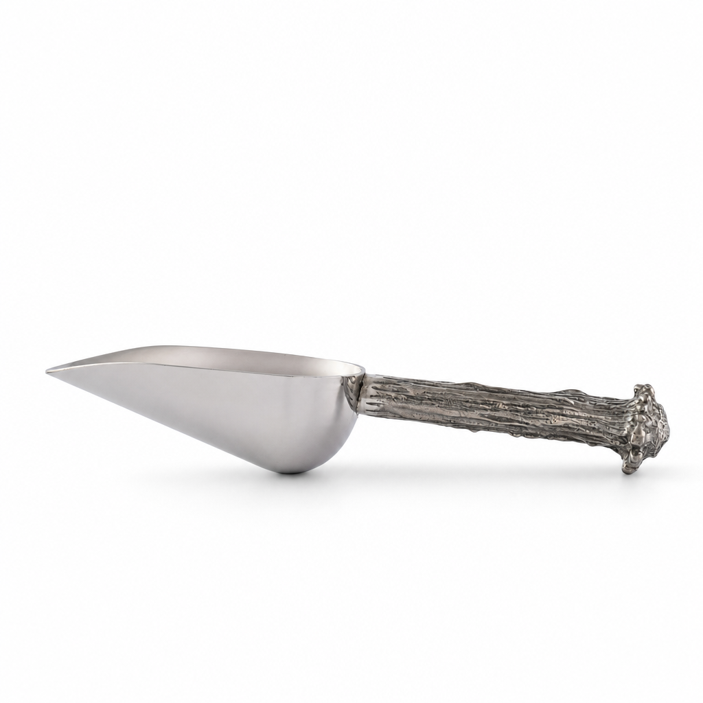 Pewter Antler Ice Scoop 10