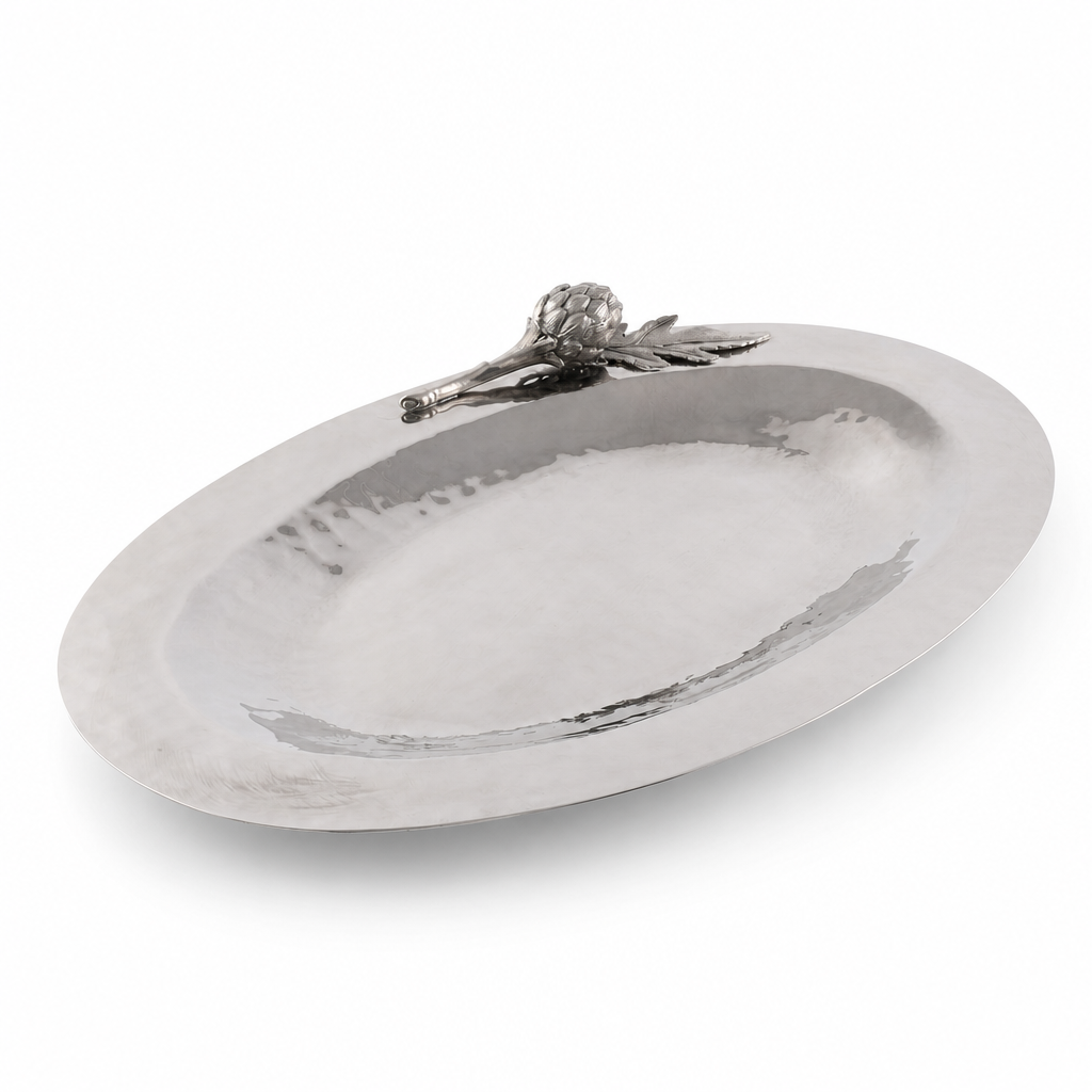 Artichoke Steel Serving Tray 1