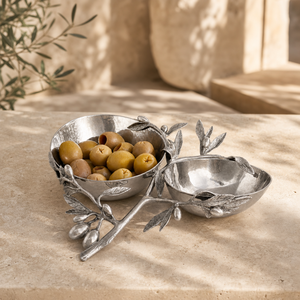 Olive Double Serving Bowl 3