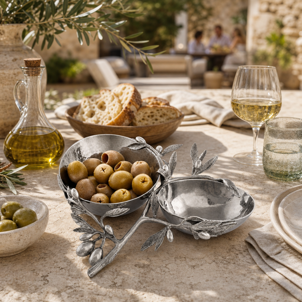Olive Double Serving Bowl 7