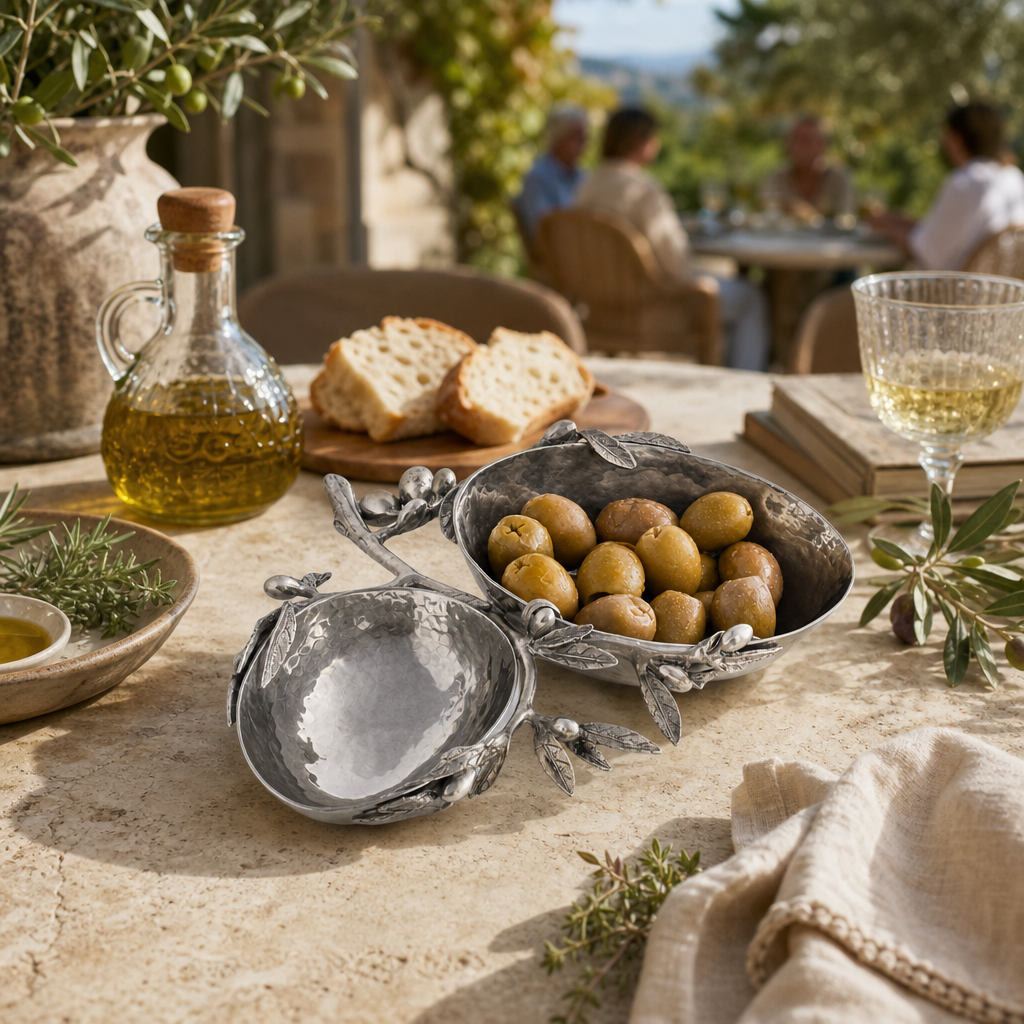 Olive Double Serving Bowl 9