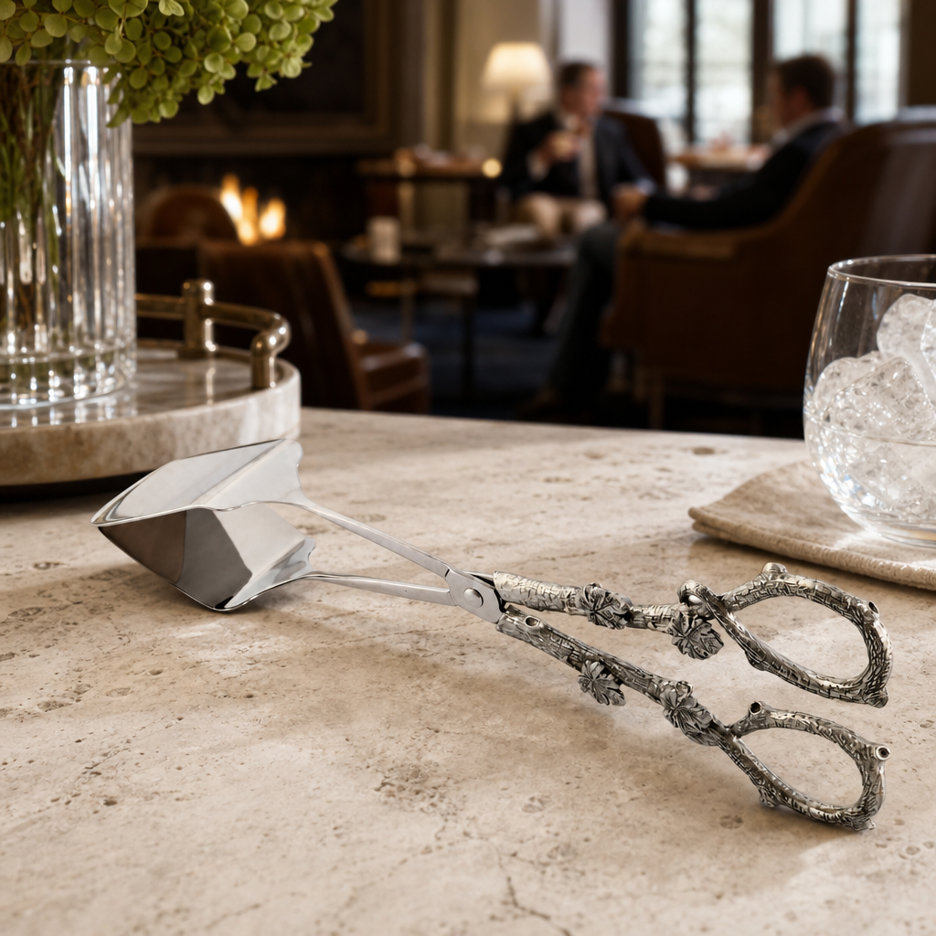 Acorn Oak Leaf Food / Ice Tongs 9