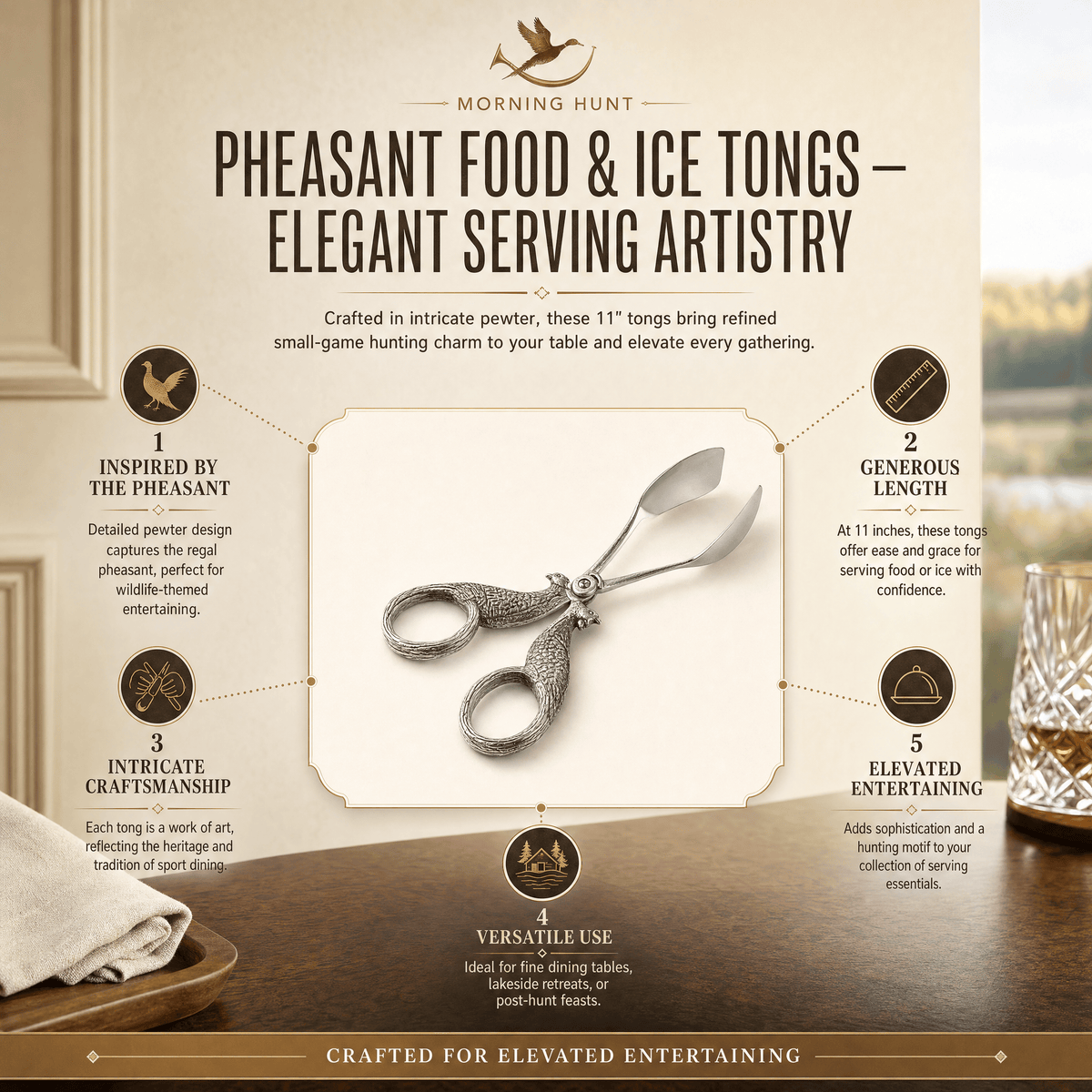 Pheasant Food / Ice Tongs 6