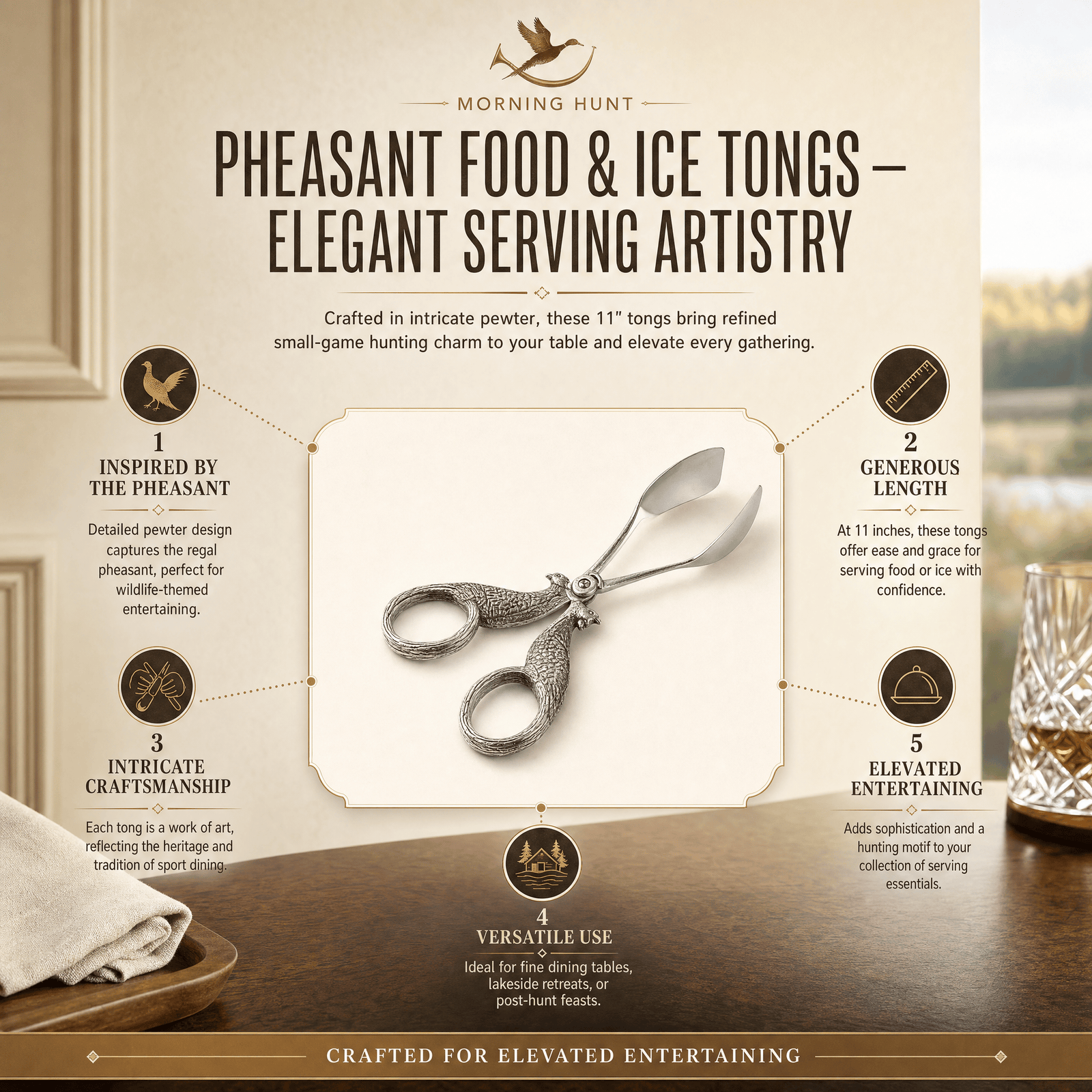 Pheasant Food / Ice Tongs 6