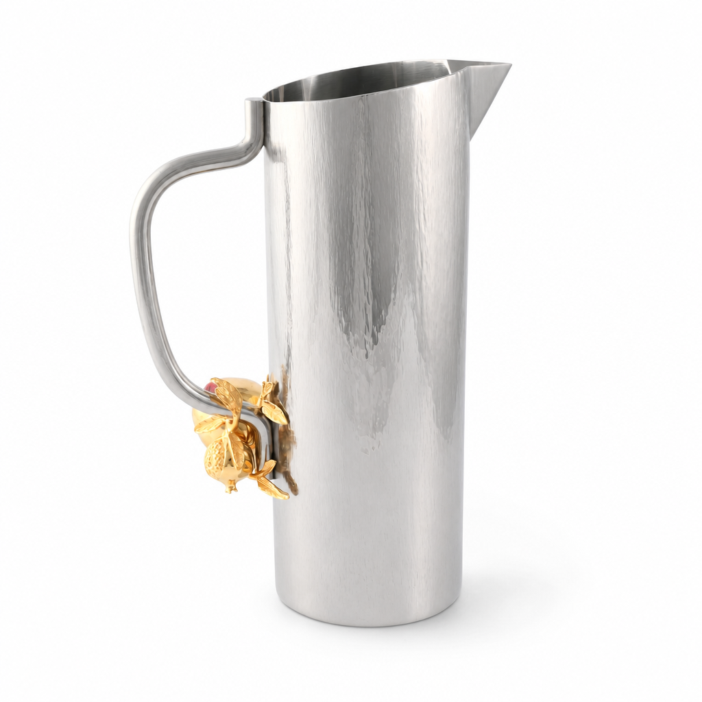 Gold Pomegranate Stainless Steel Pitcher 10