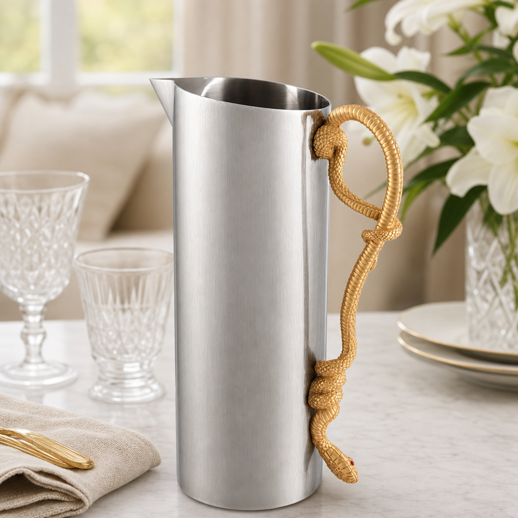 Snake Stainless Steel Pitcher 6