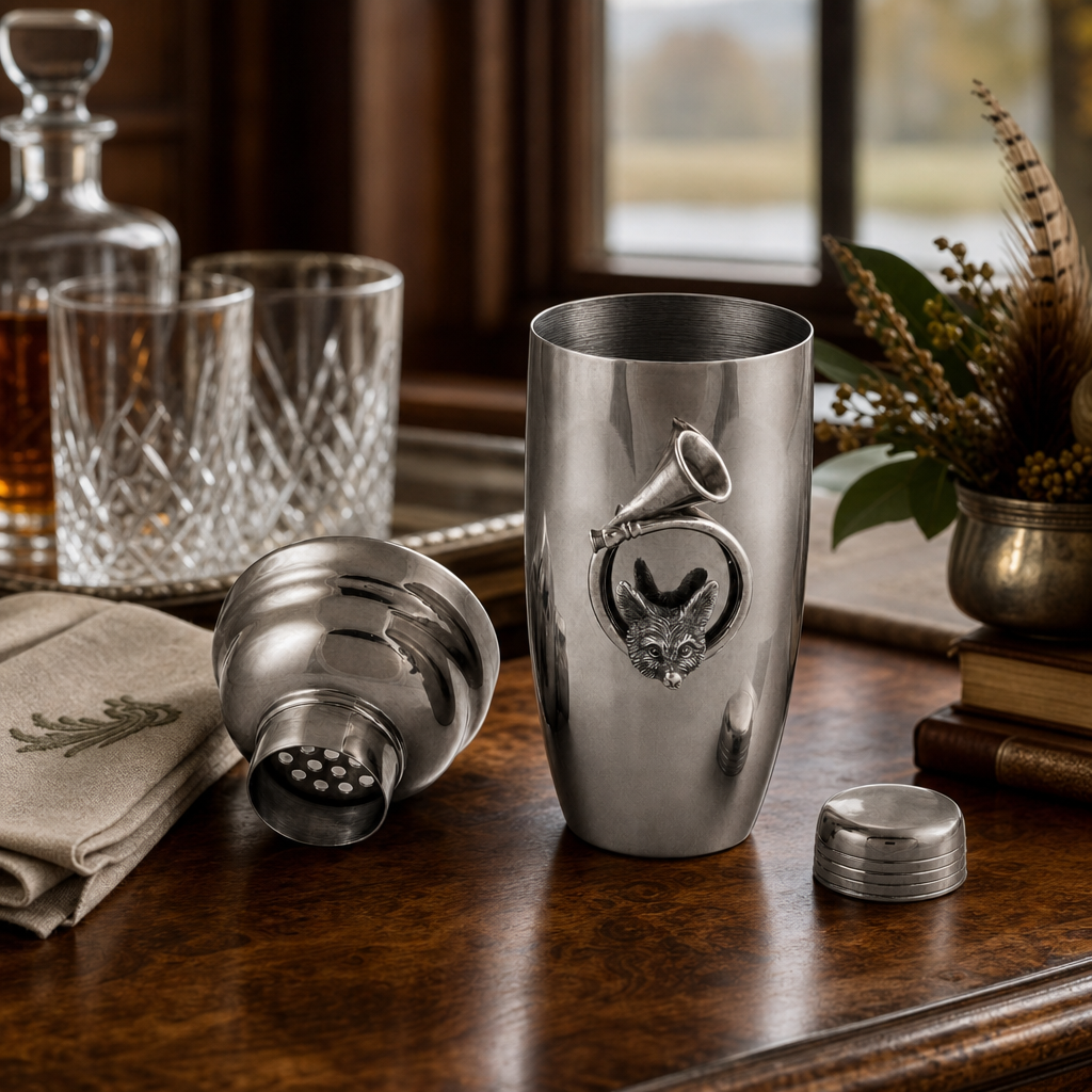 Hunt Horn Stainless Cocktail Shaker 7