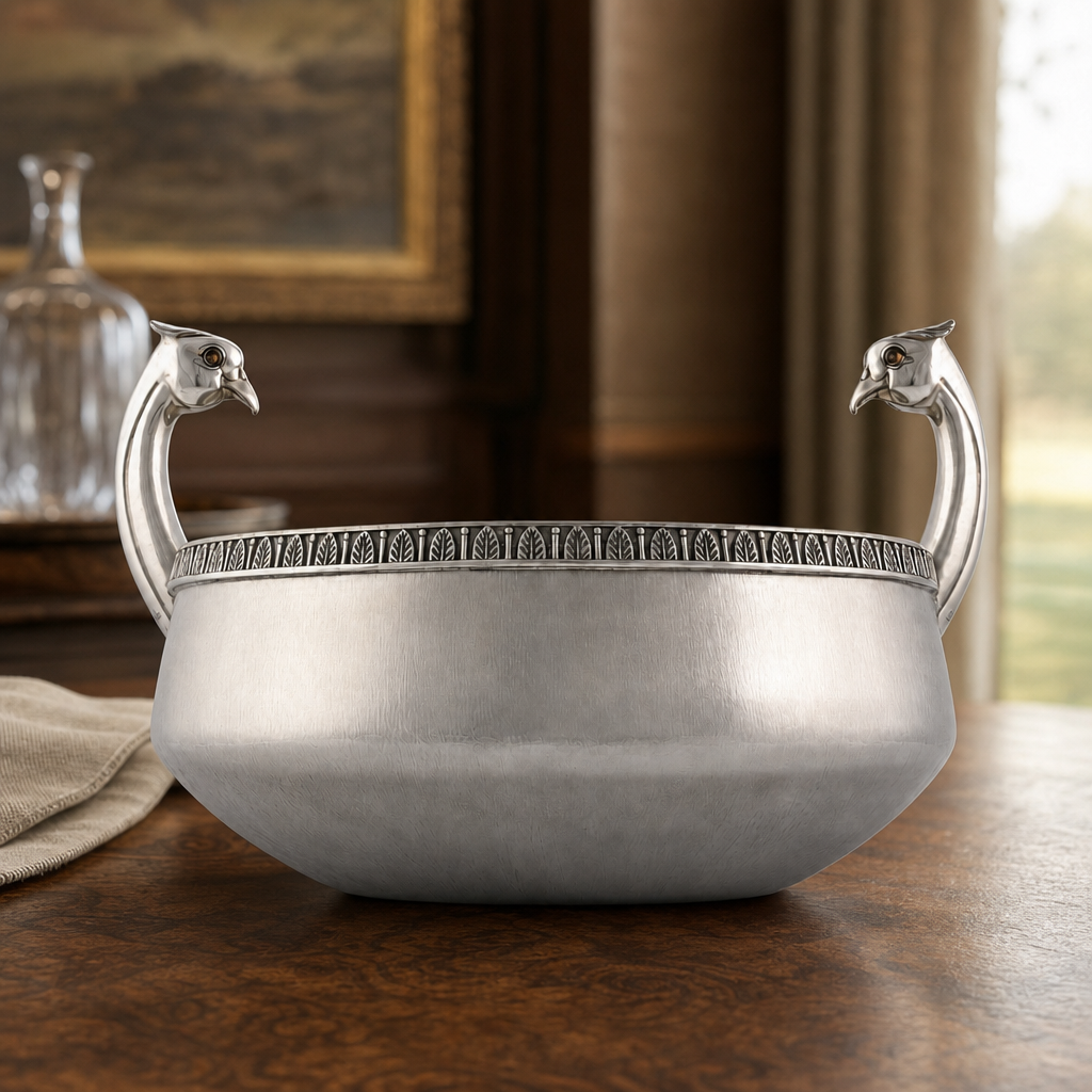Pheasant Stainless Steel Server Bowl 2
