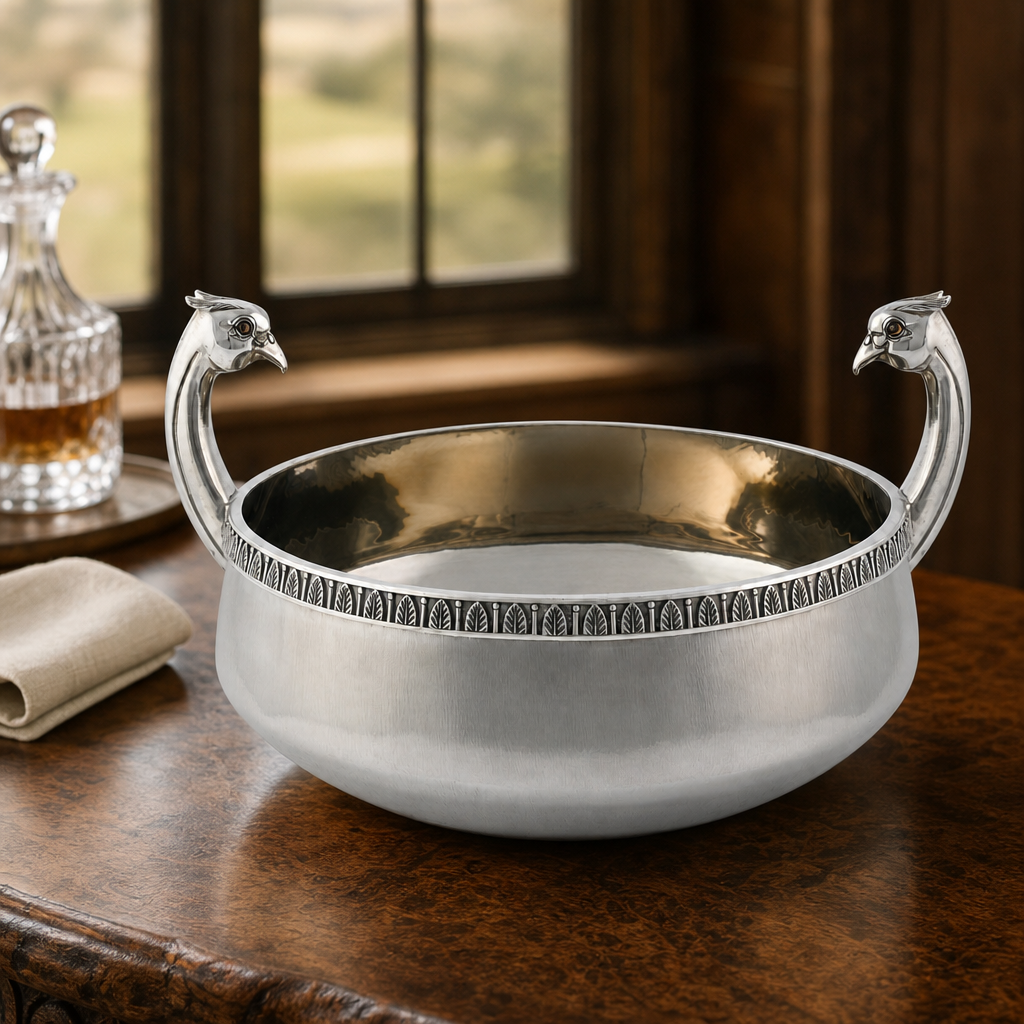 Pheasant Stainless Steel Server Bowl 3