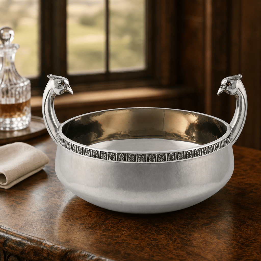 Pheasant Stainless Steel Server Bowl 3