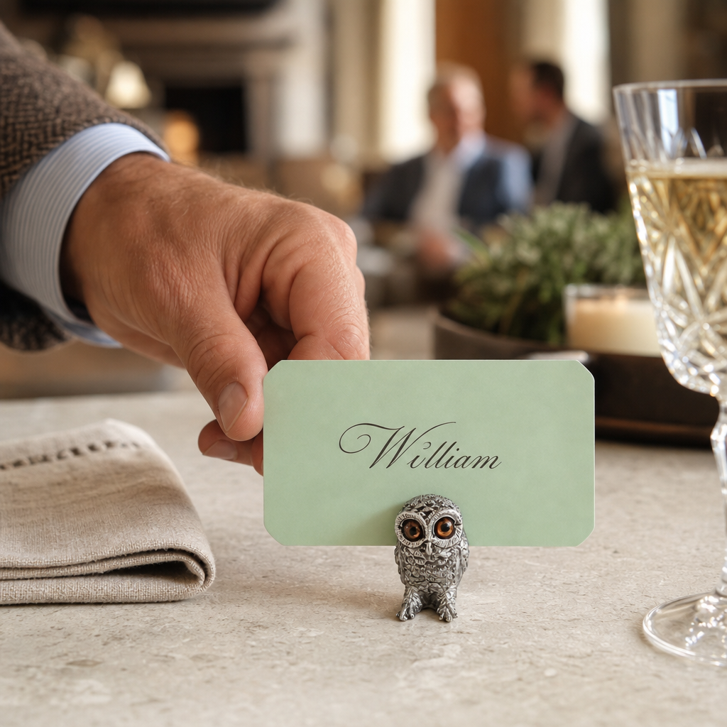 Owl Place Card Holder 6