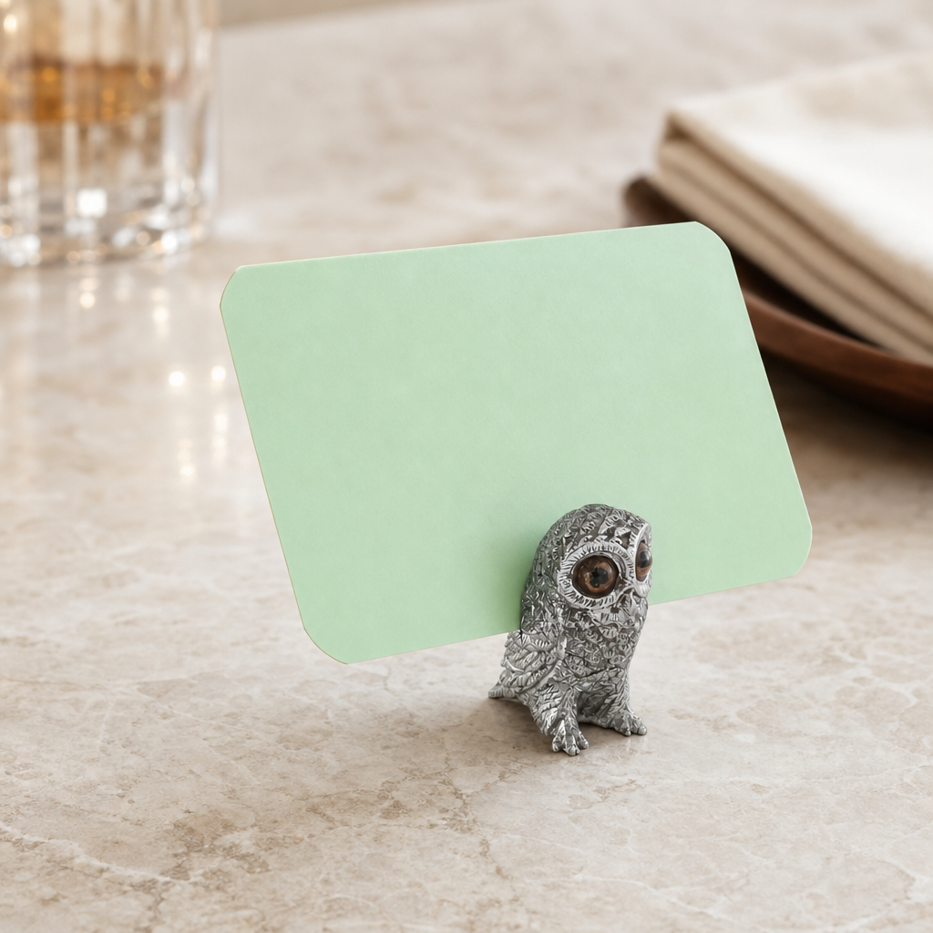 Owl Place Card Holder 3