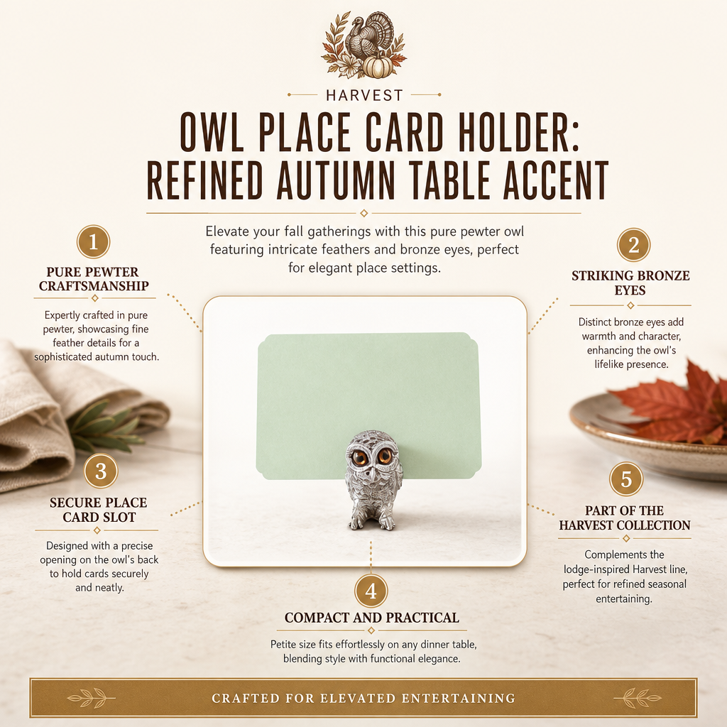 Owl Place Card Holder 1