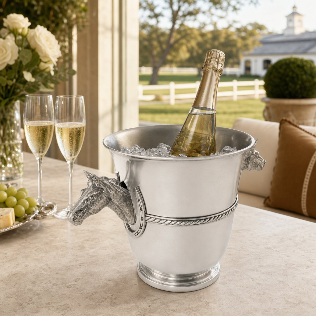 Horse Head Champagne Bucket 6