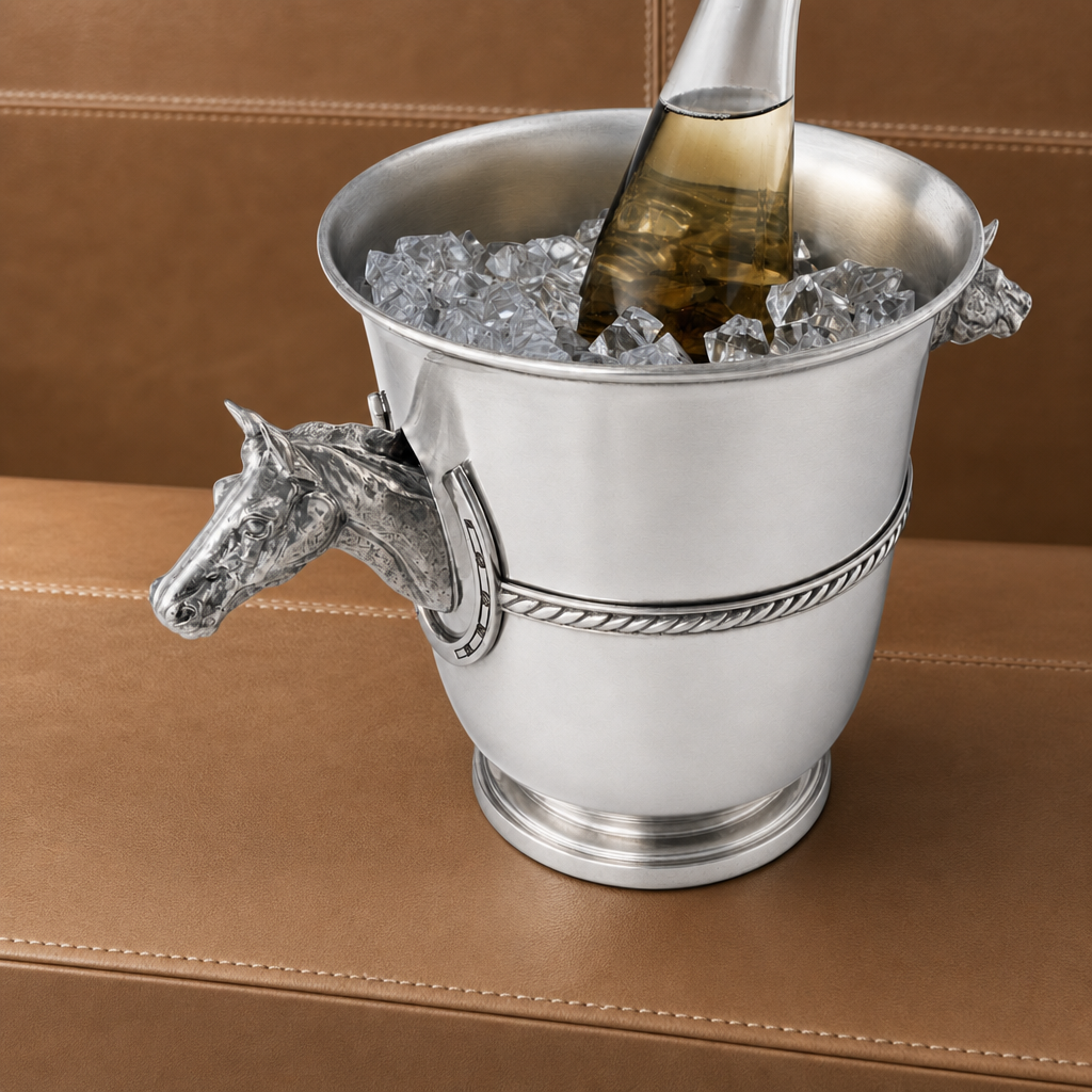 Horse Head Champagne Bucket 3
