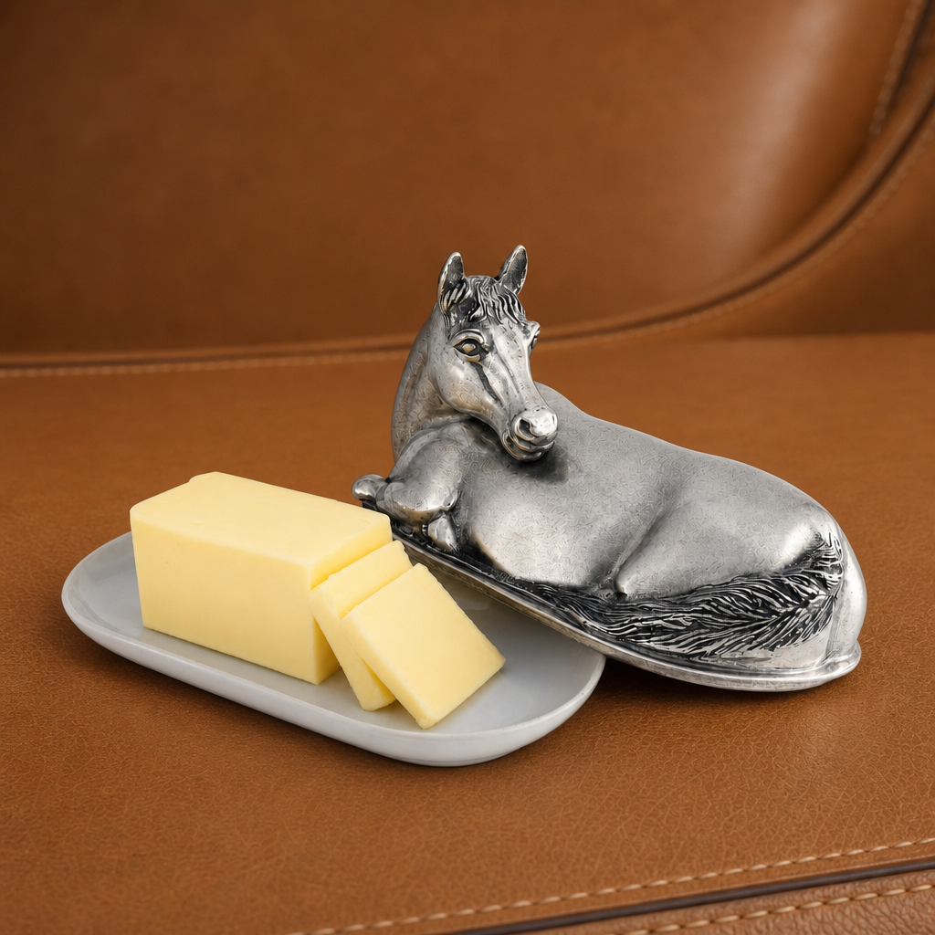 Horse Butter Dish 1