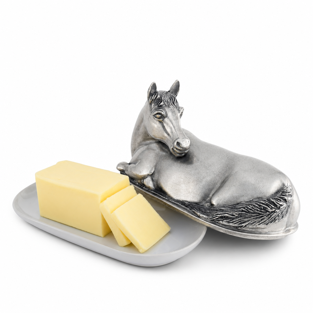Horse Butter Dish 1