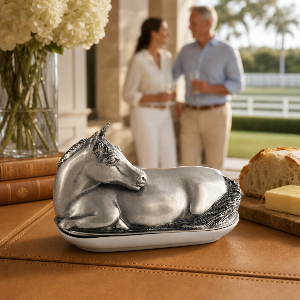 Horse Butter Dish 9