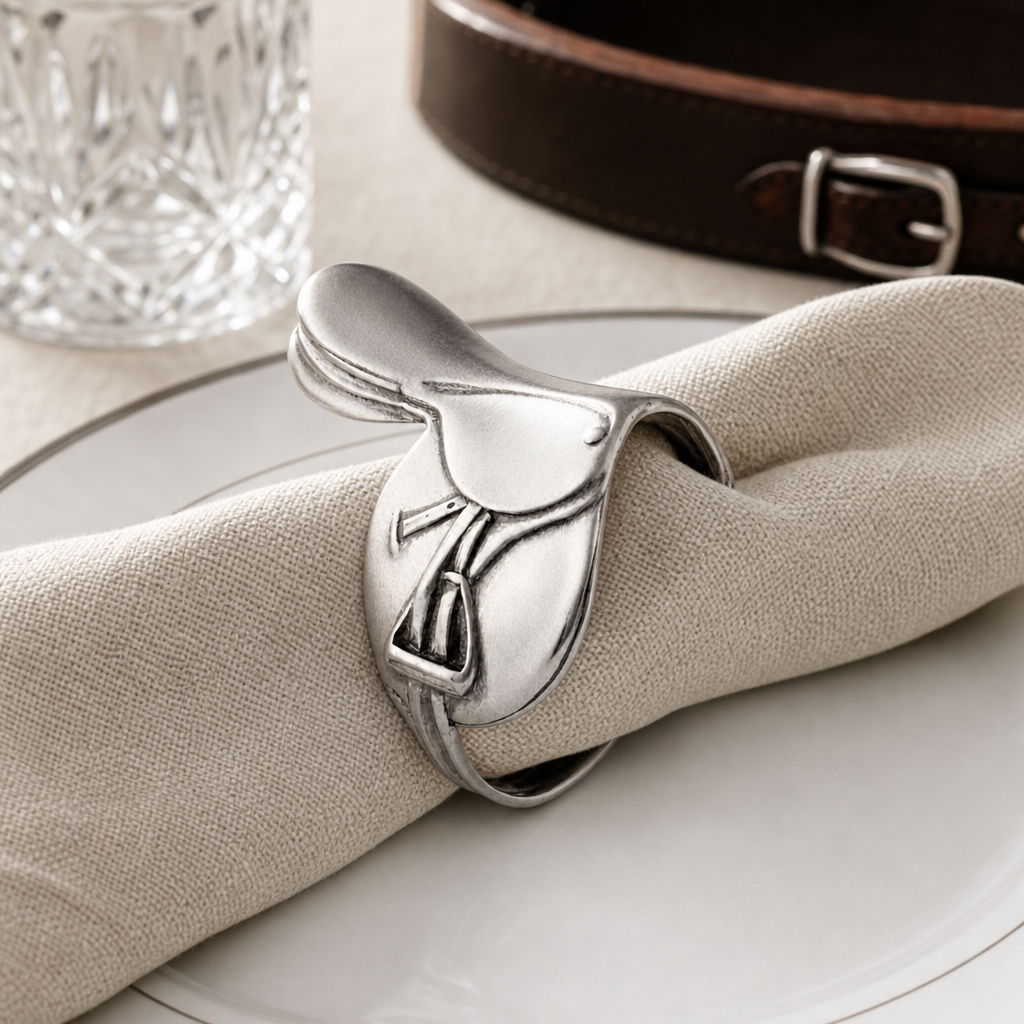 English Saddle Napkin Rings 1