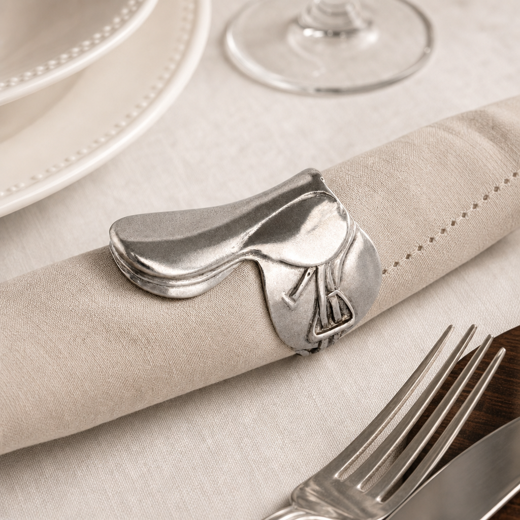 English Saddle Napkin Rings 1