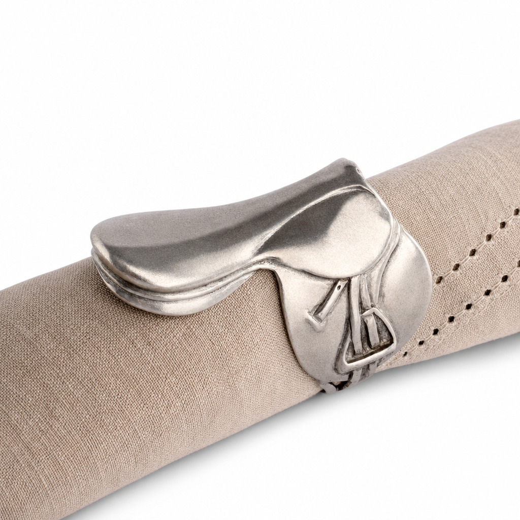 English Saddle Napkin Rings 10