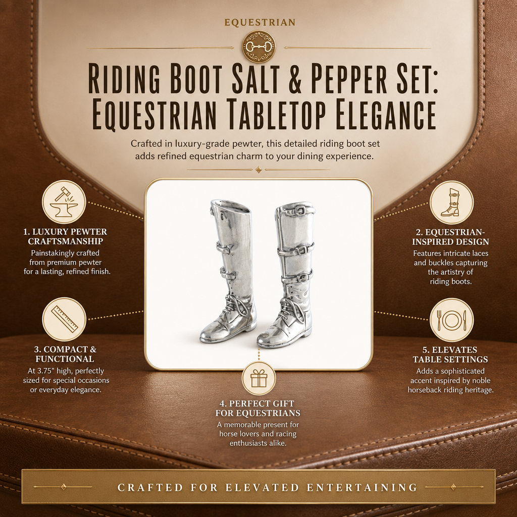 Riding Boot Salt & Pepper Set 12
