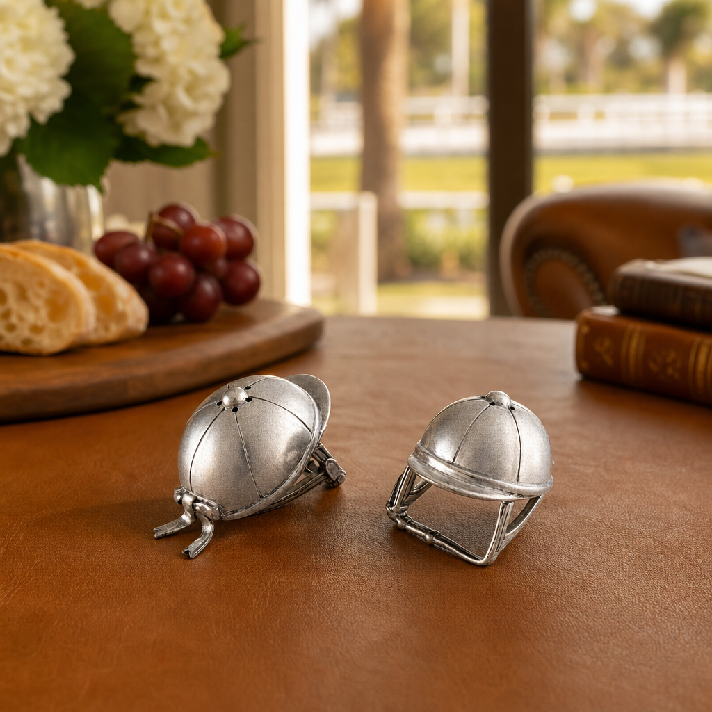 Riding Hat Salt & Pepper Set 6