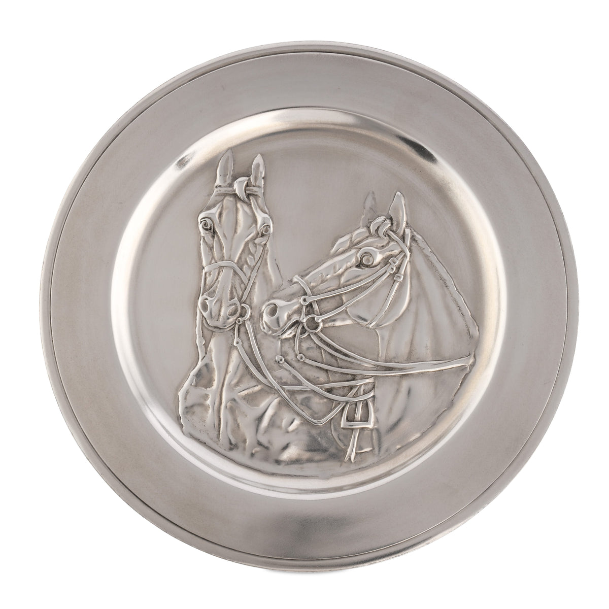 Pewter Thoroughbred Horse Charger