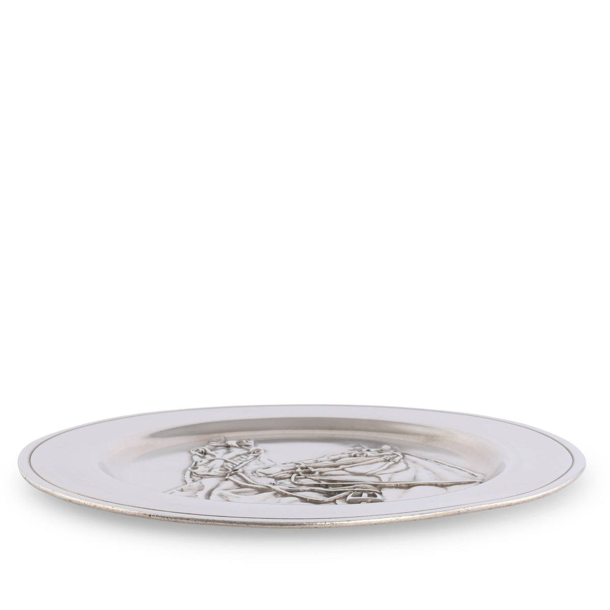 Pewter Thoroughbred Horse Charger