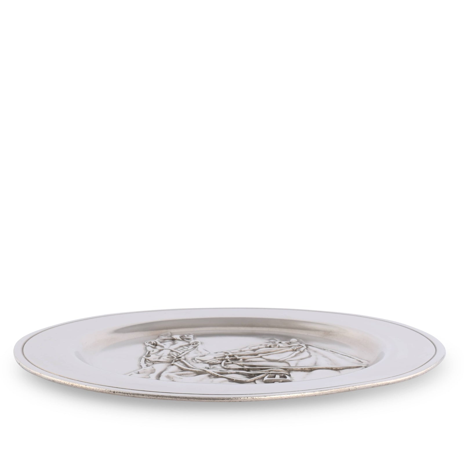 Pewter Thoroughbred Horse Charger