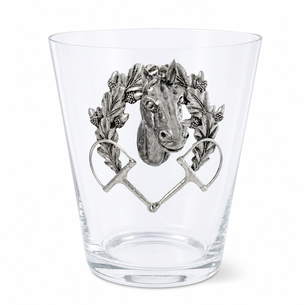 Horse Head Glass Ice Bucket 8