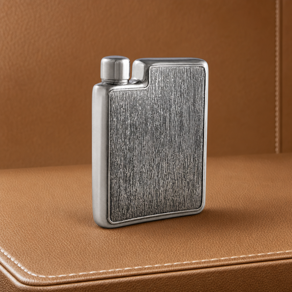 Equestrian Pewter Flask 5