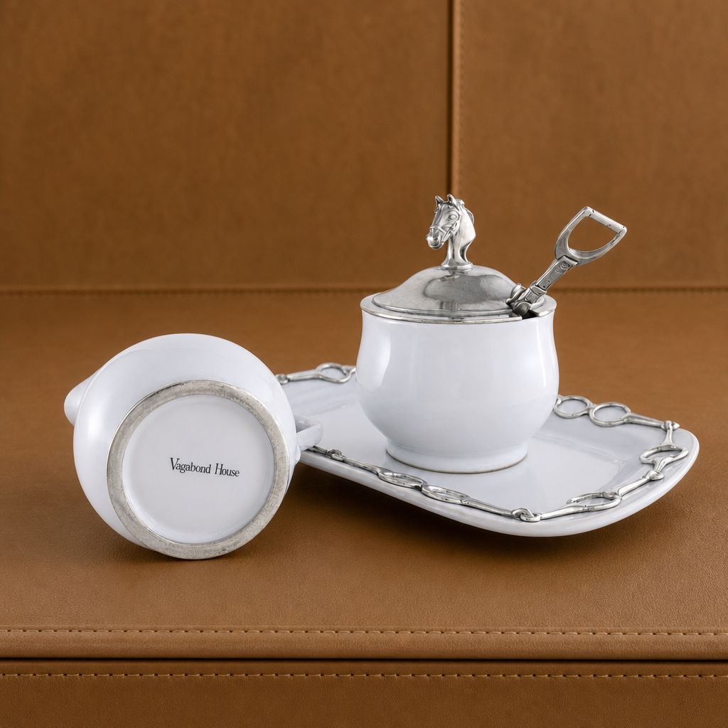 Equestrian Sugar and Creamer Set 5