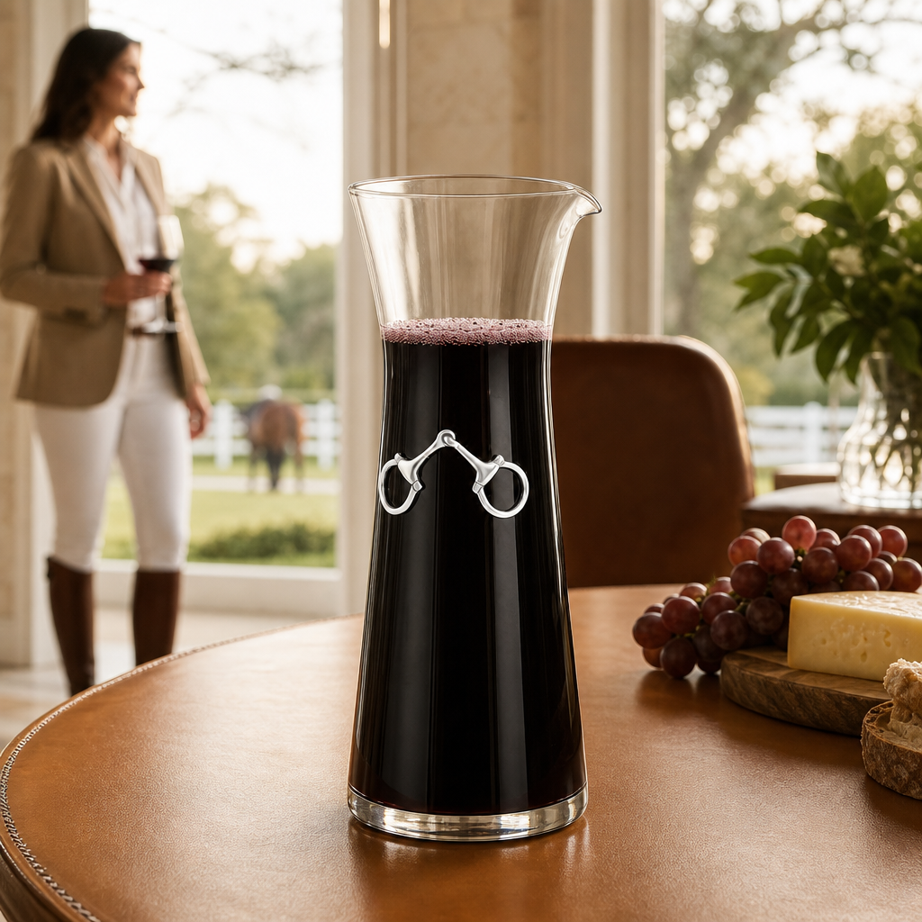 Equestrian Bit Wine Carafe 8