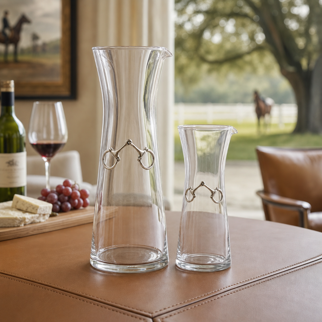 Equestrian Bit Wine Carafe 9