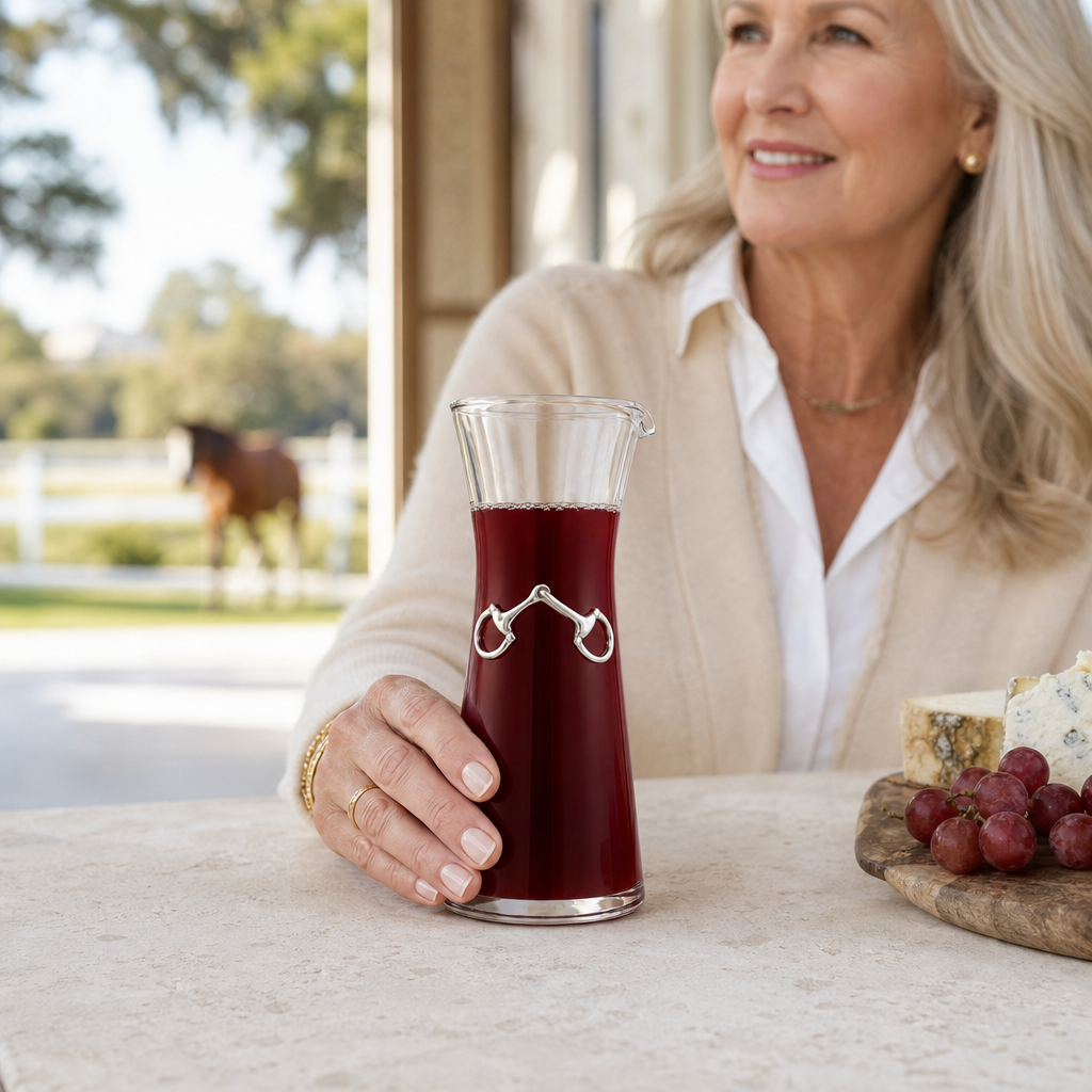 Equestrian Bit Wine Carafe 6