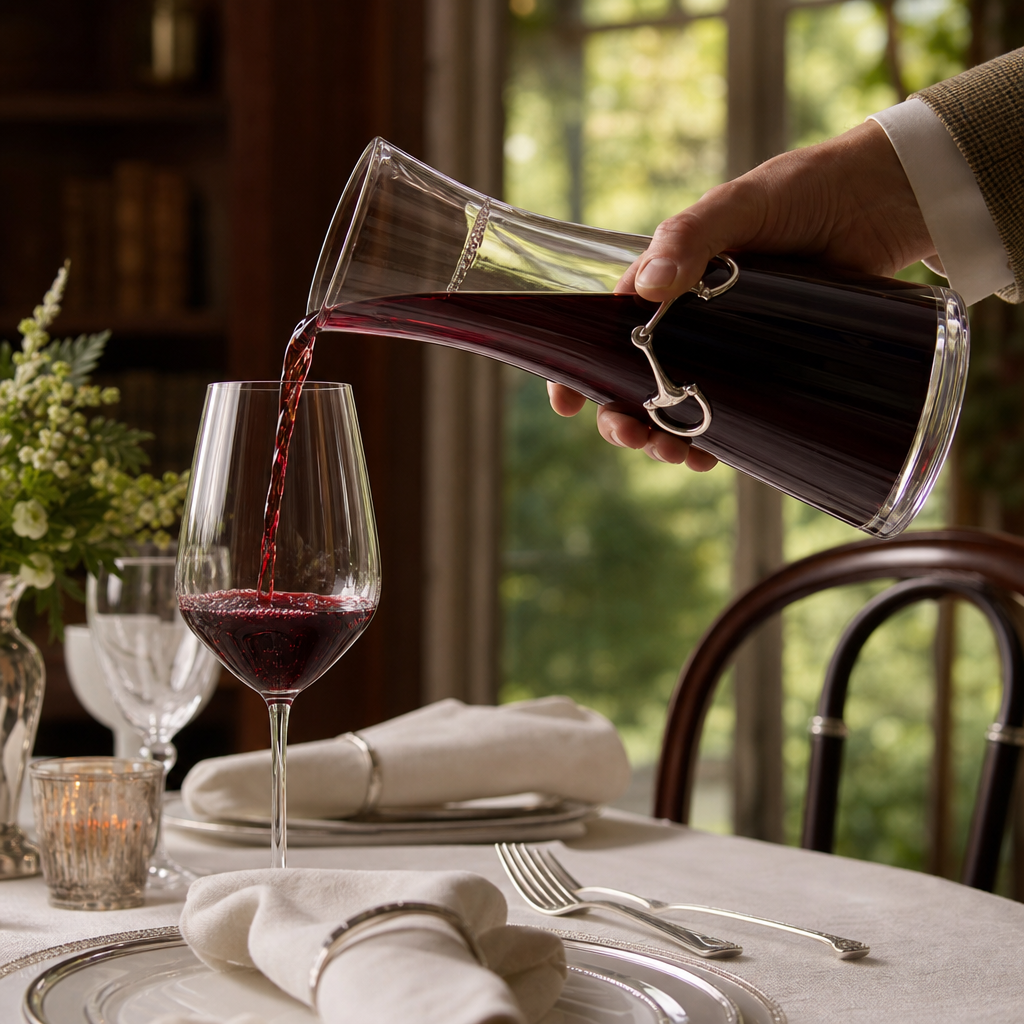 Equestrian Bit Wine Carafe 4