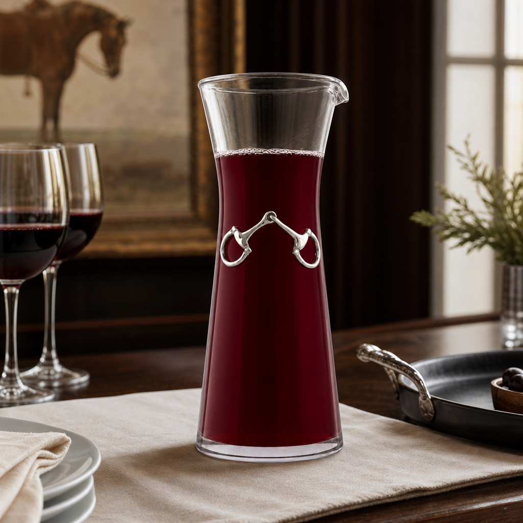 Equestrian Bit Wine Carafe 1