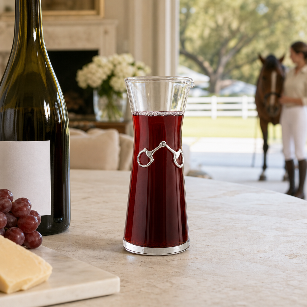 Equestrian Bit Wine Carafe 9