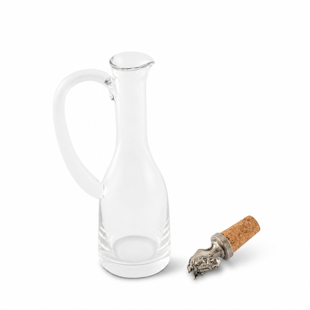 Cruet Bottle with Horse Head Cork Stopper 10