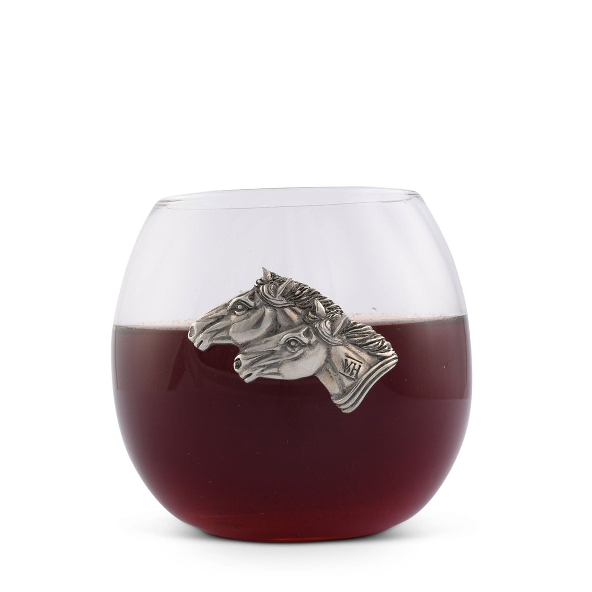 Vagabond House Running Horse Stemless Wine Glass Product Image