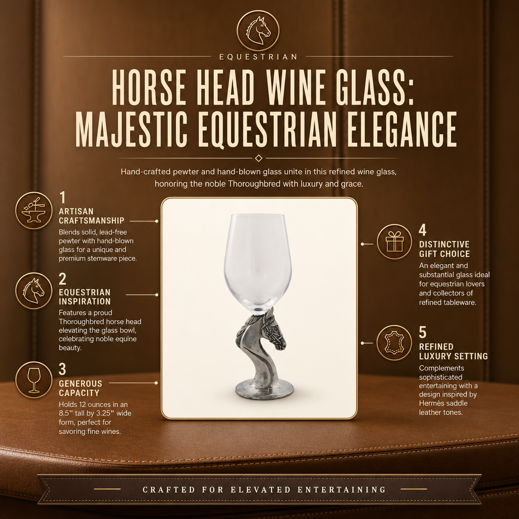 Horse Head Wine Glass 11