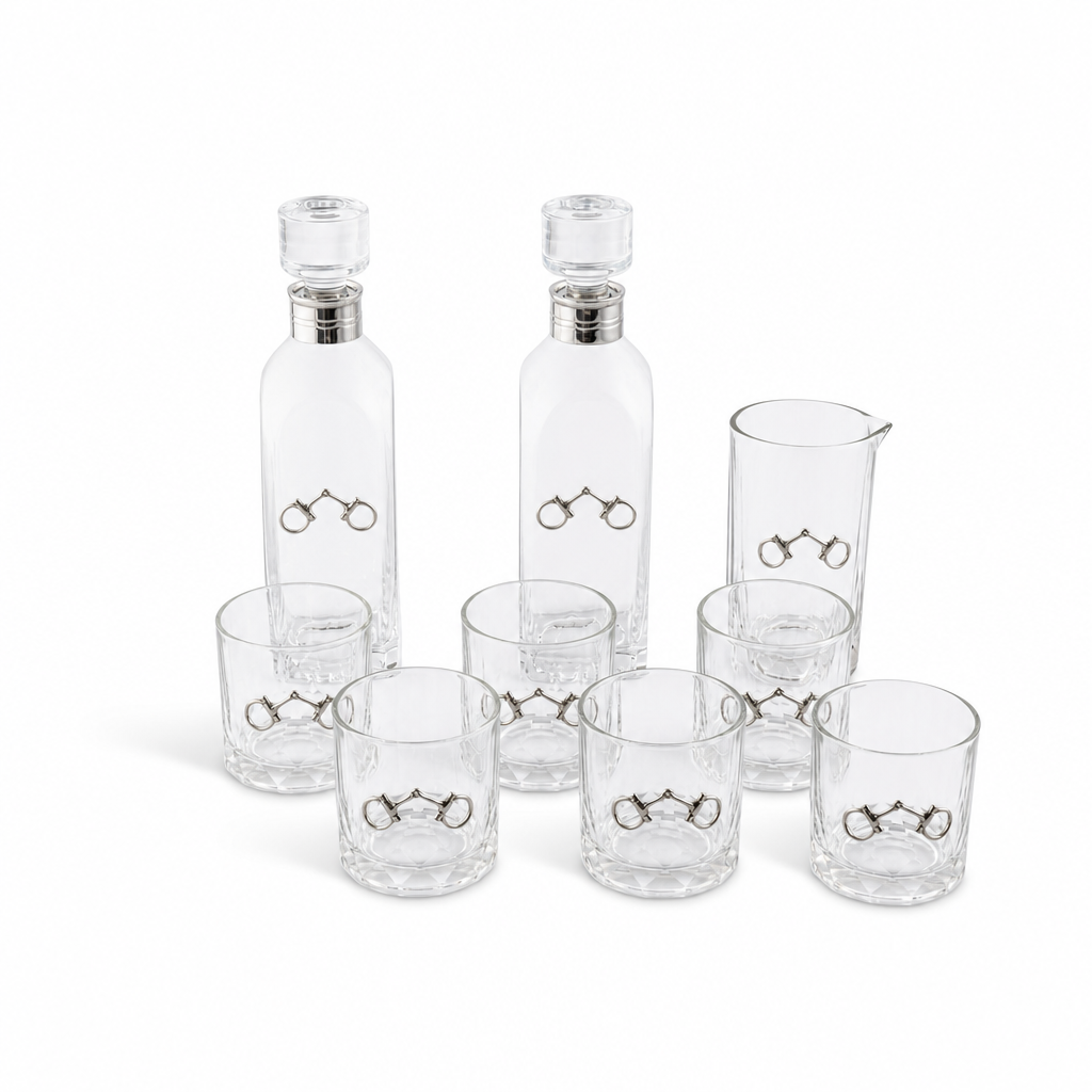 Equestrian Bit Glass Bar Set 1