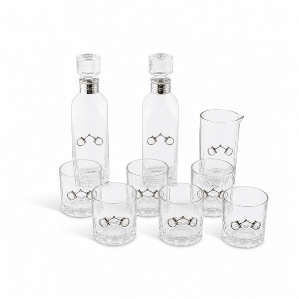 Equestrian Bit Glass Bar Set 1